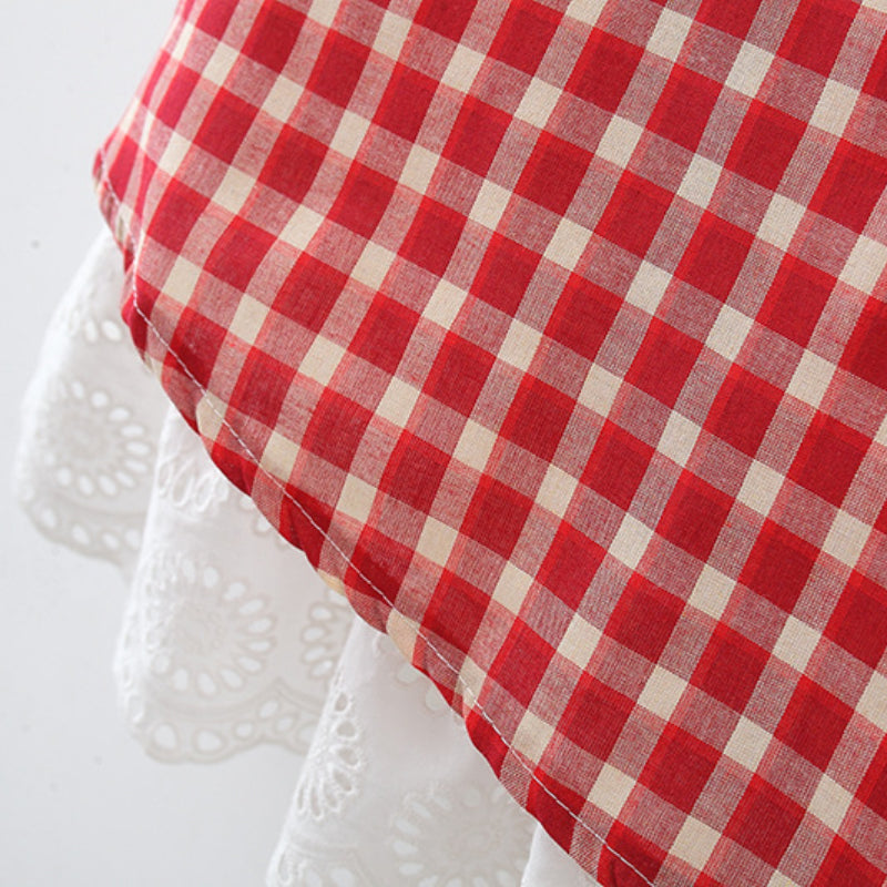 Girls Summer Plaid Dress Girls Back to School Dress