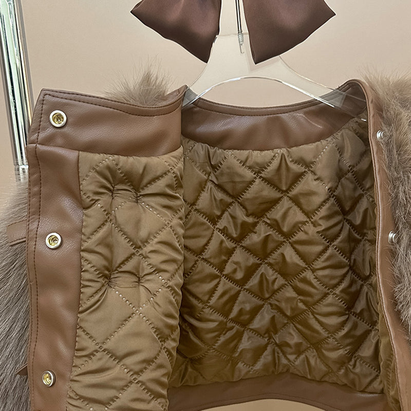 Girls Elegant School Outfit Girls Casual Comfortable Outfit Two-piece Set