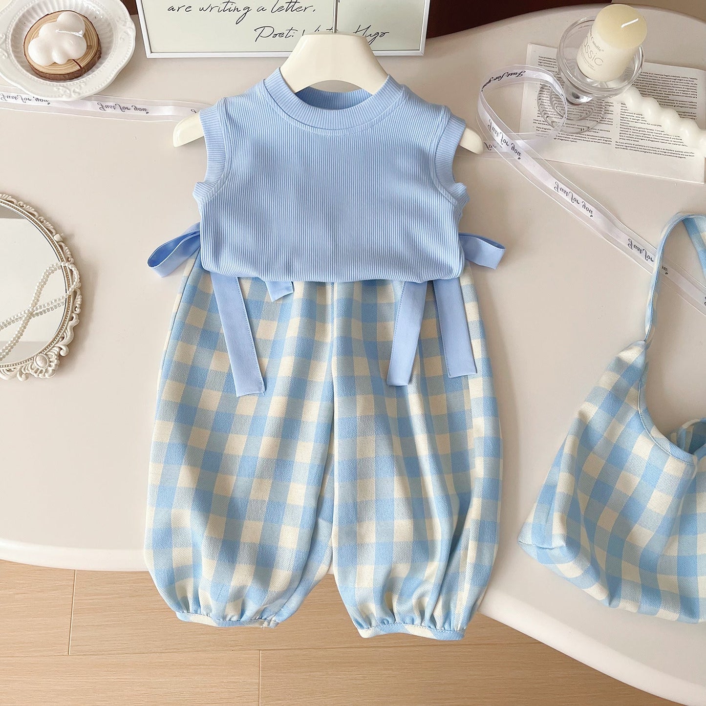 Girls Summer Holiday Outfit Girls Summer Beach Outfit Two-piece Suit