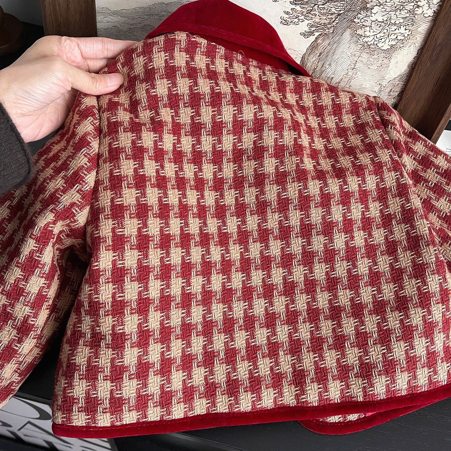Girls Plaid Comfortable Outfit Girls Autumn School Outfit Two-piece Set