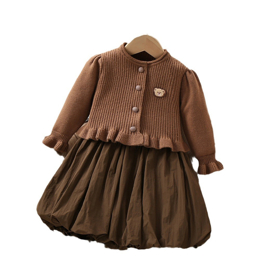 Girls Elegant Comfortable Outfit Girls Fall School Outfit Two Piece Set