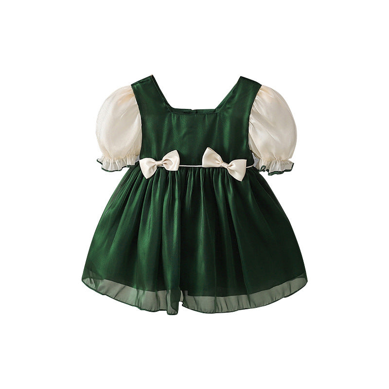 Girls Summer Vacation Princess Dress Girls Beach Dress
