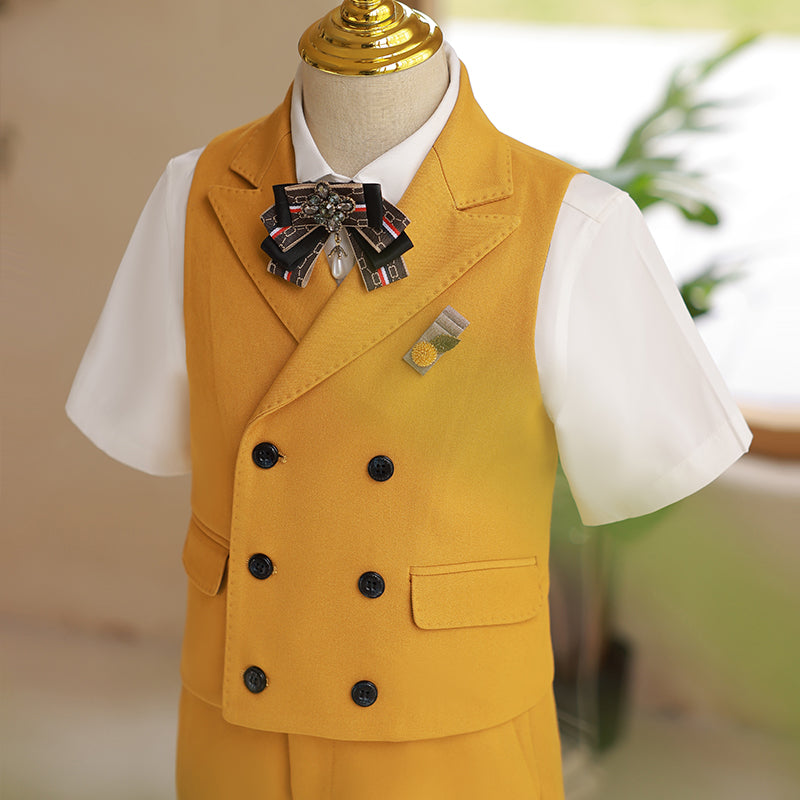 Fashion Boys Summer Wedding Suit Set