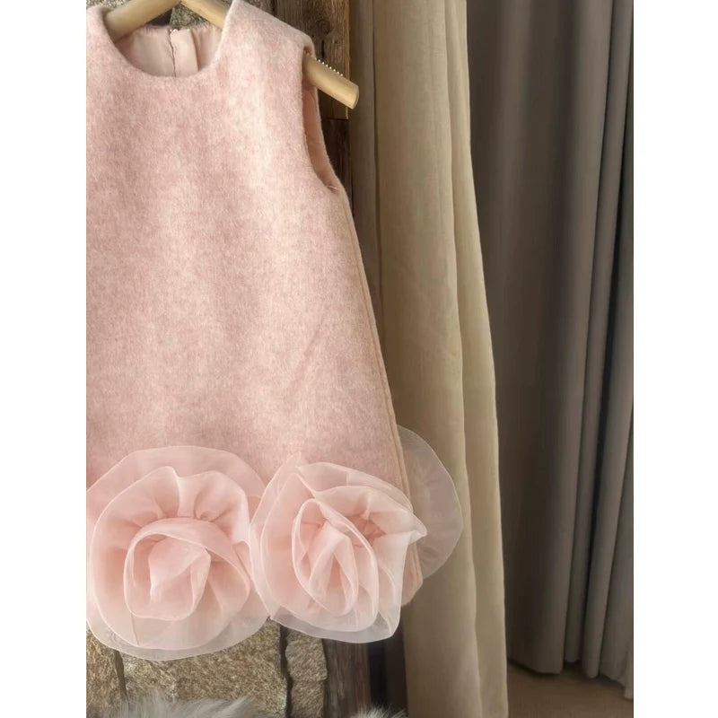 Girls Elegant Birthday Dress Girls Comfortable Dress