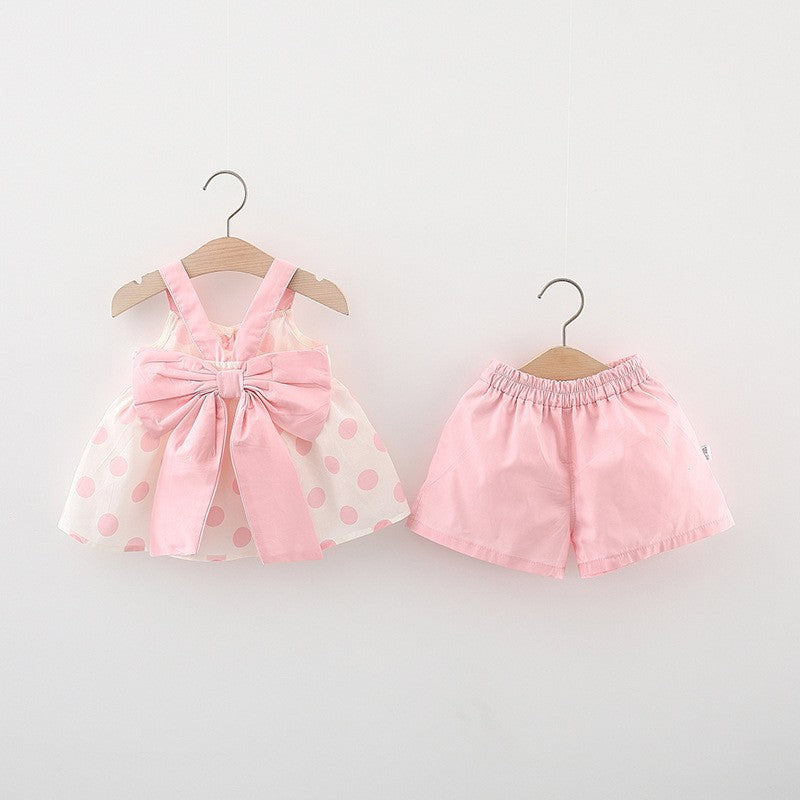 Girls Resort Outfit Girls Summer Vacation Outfit Two-piece Set
