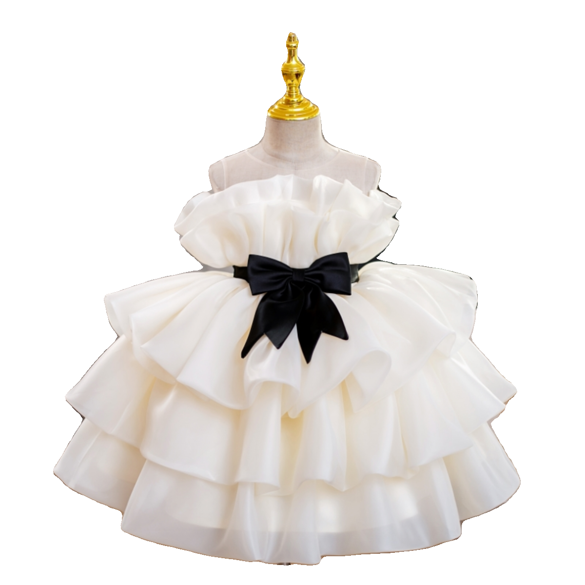 Cute Baby Girl Puffy Beauty Pageant Dress Toddler Birthday Party Princess Dress