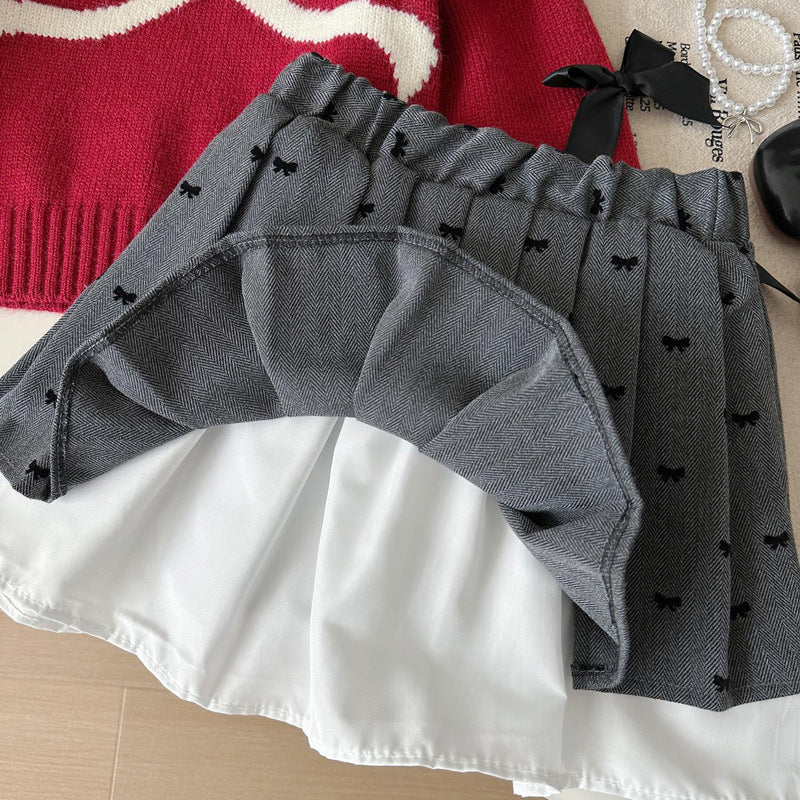 Girls Fall School Outfit Girls Comfortable Outfit Two-Piece Set