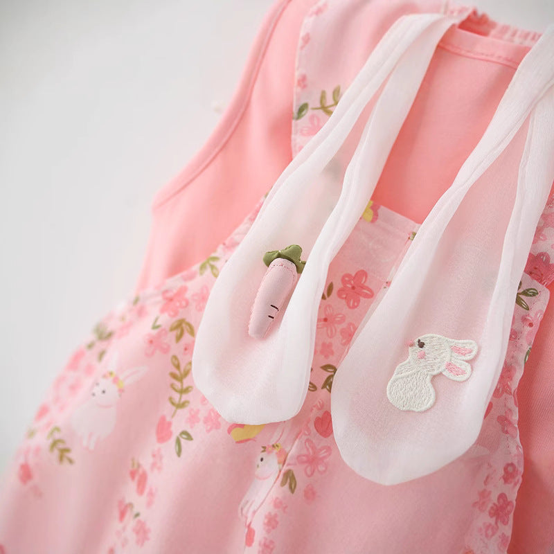 Girls Summer Beach Outfit Girls Back to School Outfit Two-Piece Set