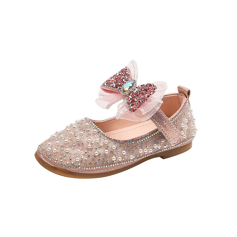 Cute Baby Girl Flower Girl Performance Girls Princess Shoes
