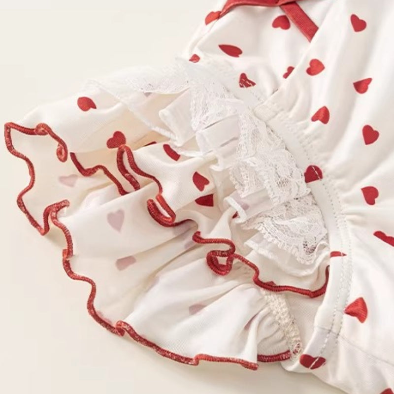Girls Cute Summer Halter Onesie Swimsuit