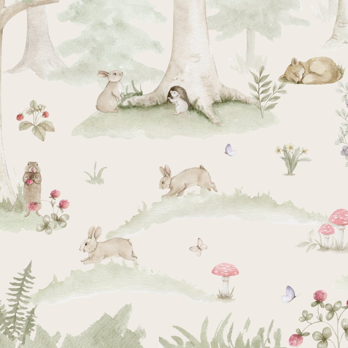 Woodland Friends Mural