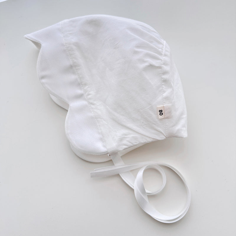 Baby Birthday Hat White Bow Pearl Girls Dress Hat