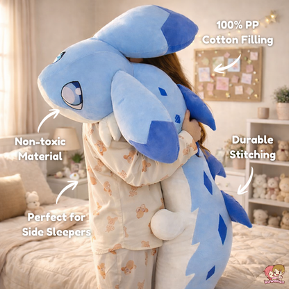 Sofi the Long Kawaii Baby Blue Dragon Plushie