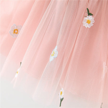 Girls Summer Beach Princess Dress Girls Vacation Dress