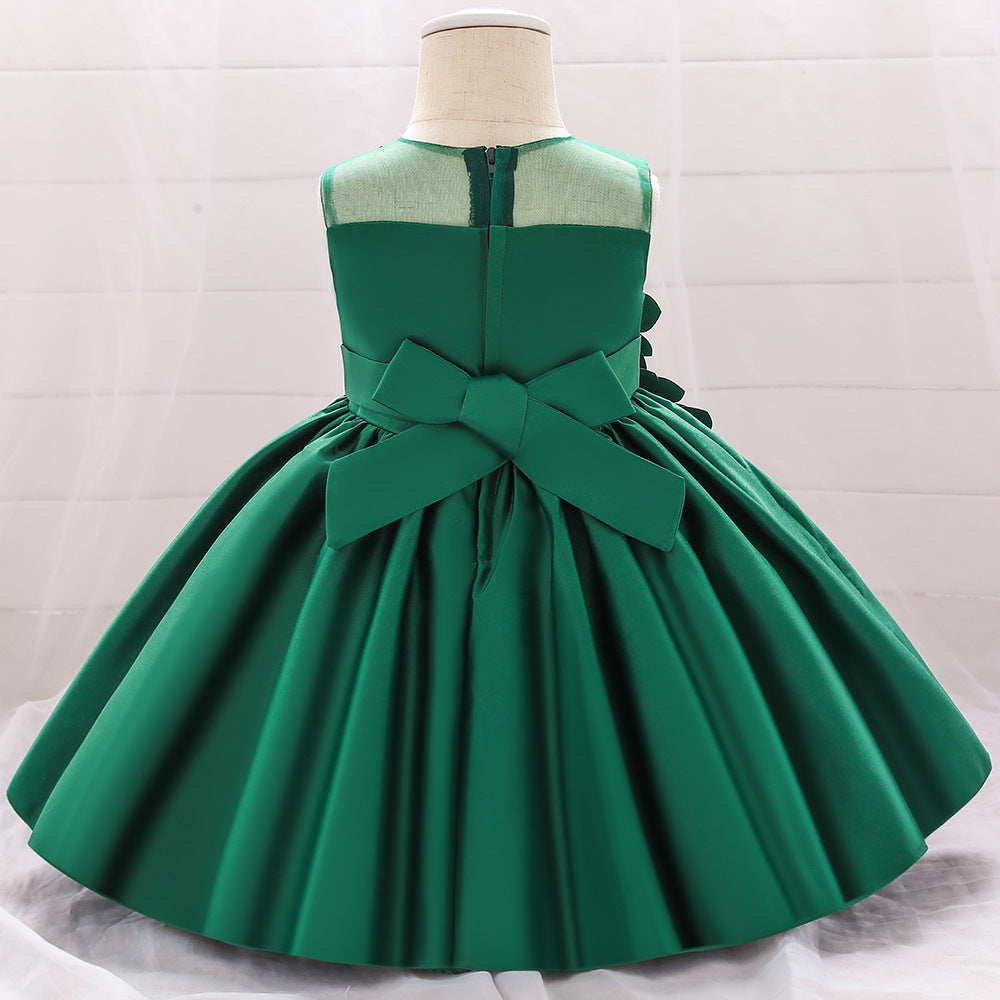 Girl Christmas Dress Baby Girl Easter Dress Birthday Party Dress Sleeveless Flower Girl Dress Princess Dress