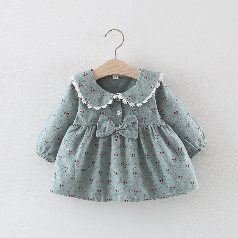 Girls School Outfit Girls Autumn Daily Dress