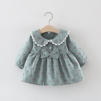 Girls School Outfit Girls Autumn Daily Dress