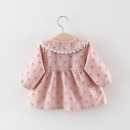 Girls School Outfit Girls Autumn Daily Dress