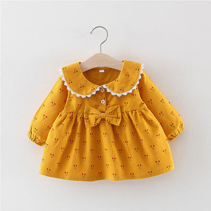 Girls School Outfit Girls Autumn Daily Dress