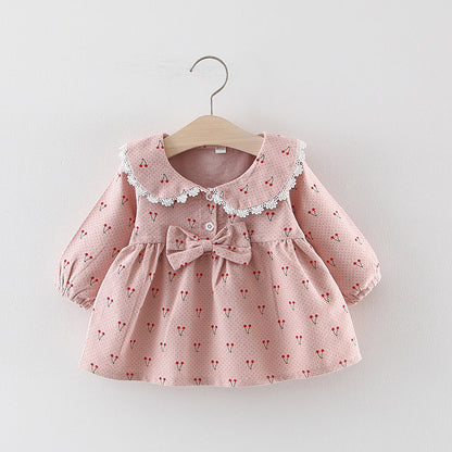 Girls School Outfit Girls Autumn Daily Dress