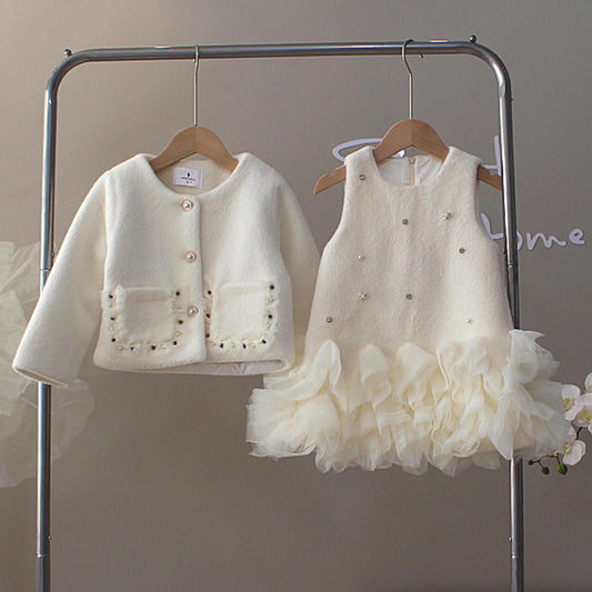 Girls Elegant Comfortable Outfit Girls Back to School Outfit Two-piece set