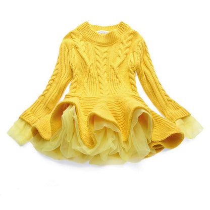 Girls Comfortable Outfit Girls Fall School Dress