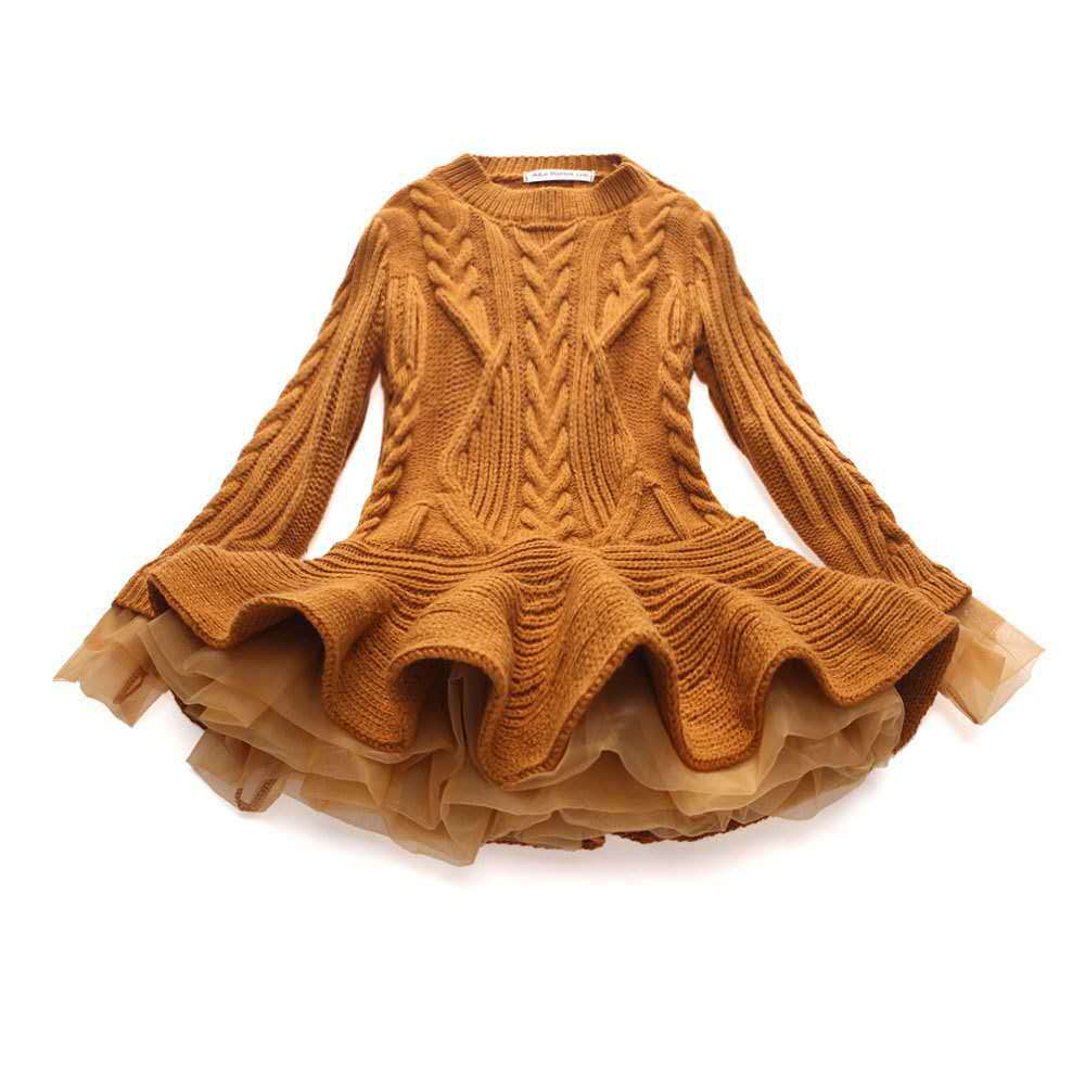 Girls Comfortable Outfit Girls Fall School Dress