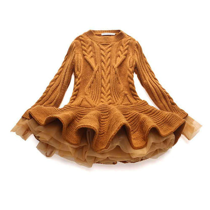 Girls Comfortable Outfit Girls Fall School Dress