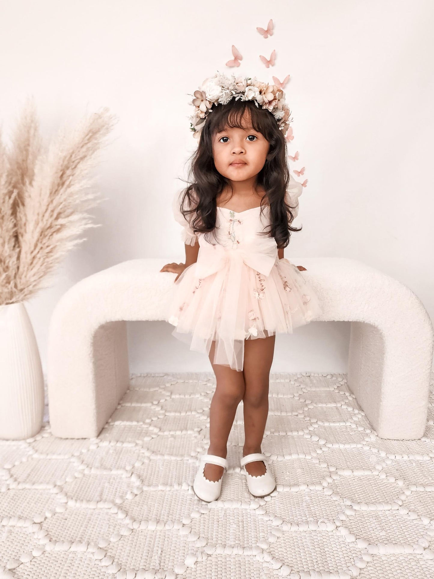 Cupcake Heavenly Pink Baby Girls Tulle Party Romper