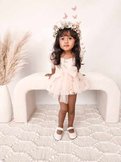 Cupcake Heavenly Pink Baby Girls Tulle Party Romper