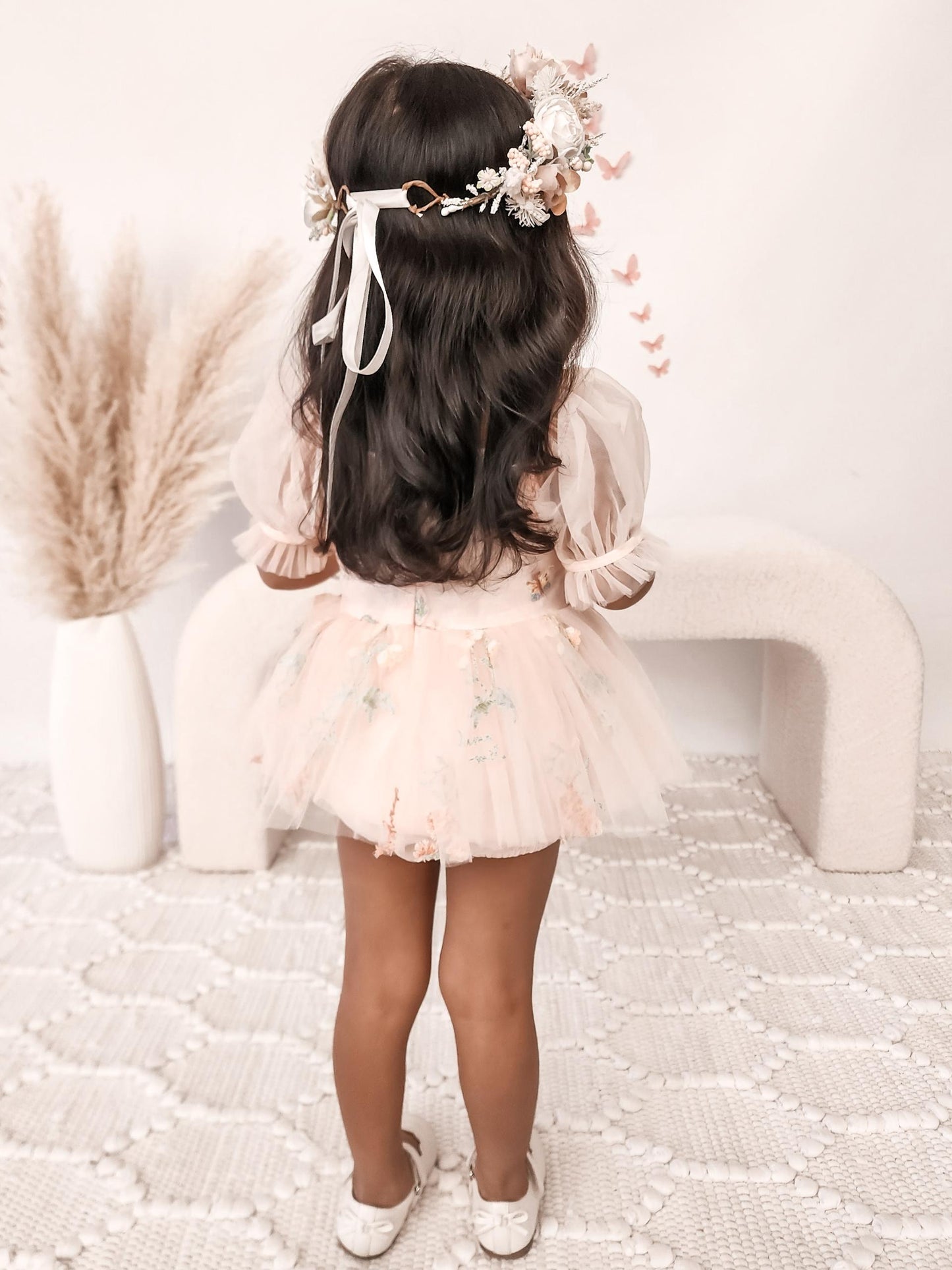 Cupcake Heavenly Pink Baby Girls Tulle Party Romper