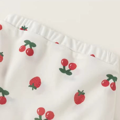 New Summer Girls' Printed Two-piece Swimsuit