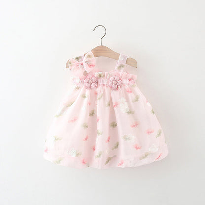 Girls Summer Holiday Dress Girls Cute Resort Dress