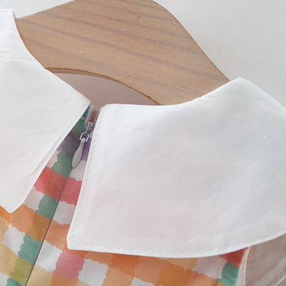 Girls Plaid School Dress Girls Preppy Dress
