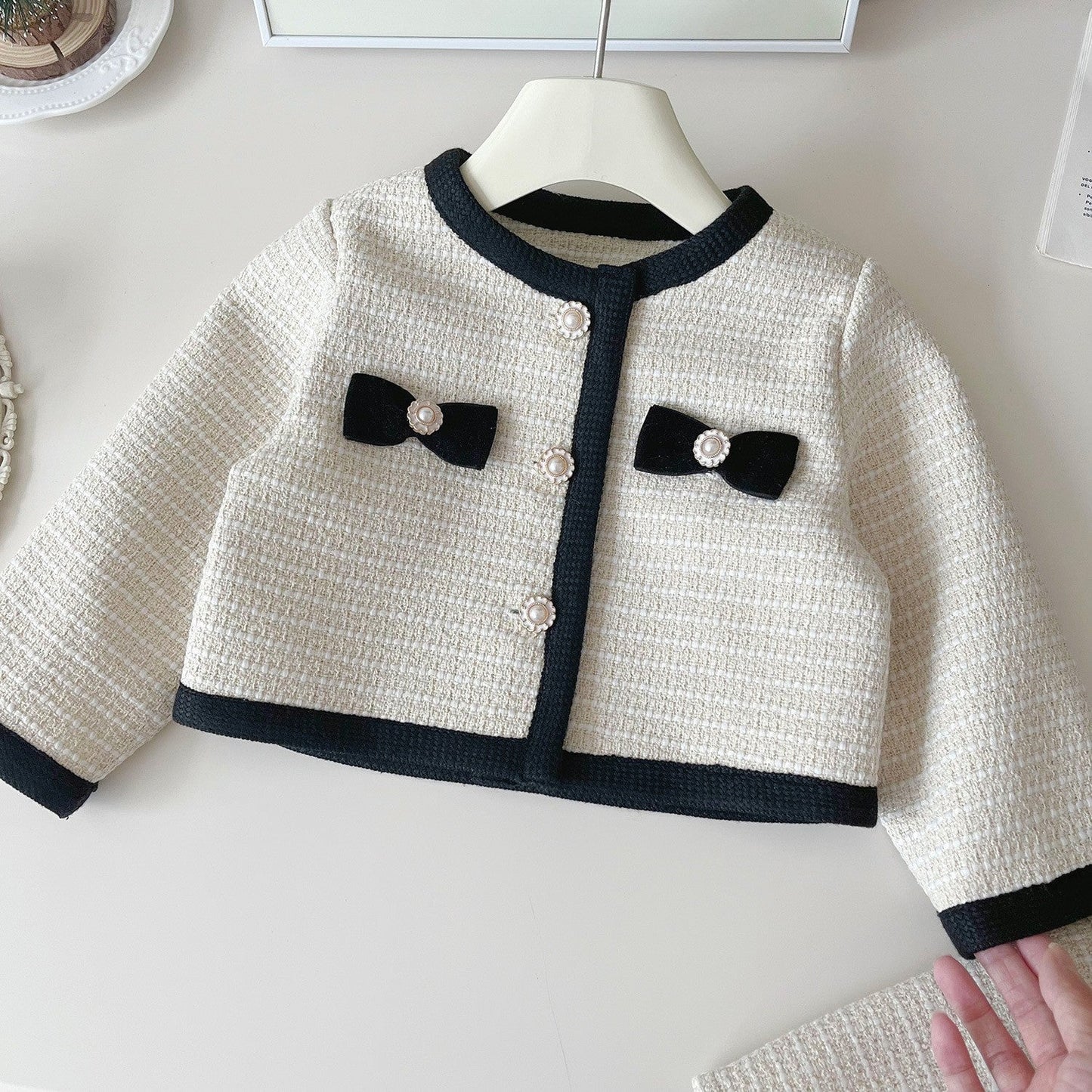 Girls A-Line School Outfit Girls Fall School Outfit Two-piece Set