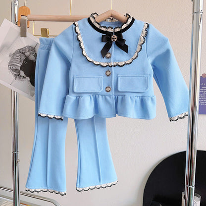 Girls Back to School Outfit Girls Autumn School Outfit Two-piece Set