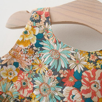 Girl Cute Beach Dress Baby Floral Holiday Dress