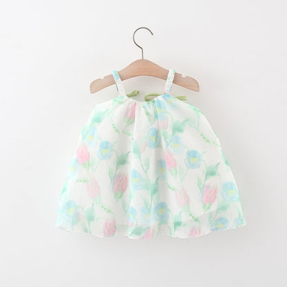 Girls Vacation Dress Girls Summer Beach Dress