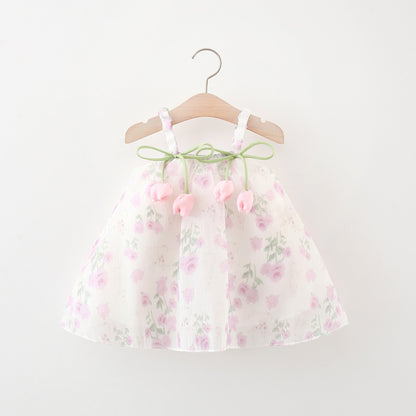 Girls Vacation Dress Girls Summer Beach Dress