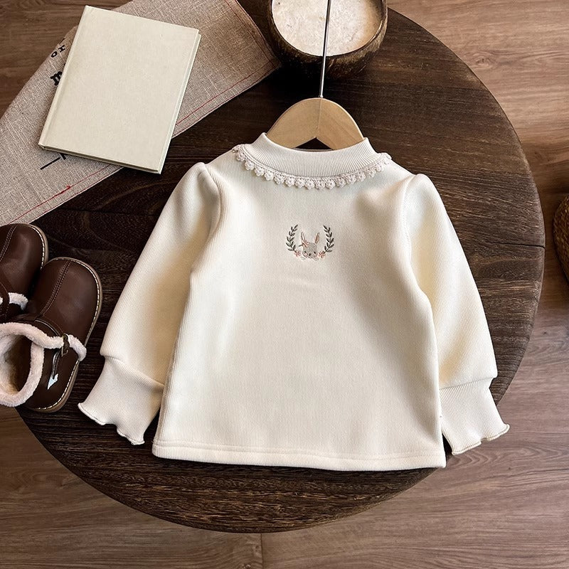 Girls Winter Comfortable Outfit Girls Elegant Outfit Two-piece Set