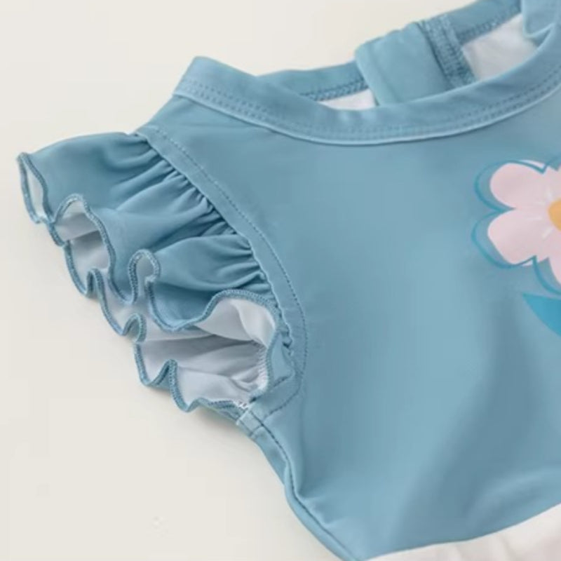 Girls New Summer Cute Onesie Swimsuit