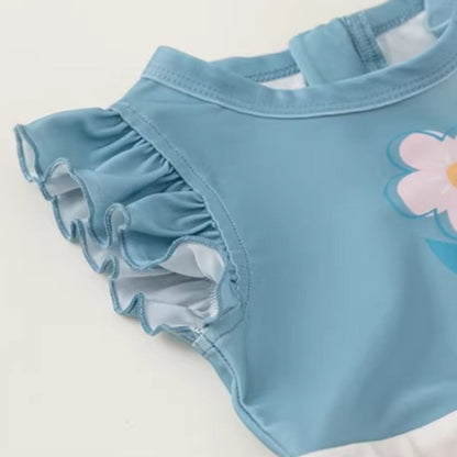 Girls New Summer Cute Onesie Swimsuit