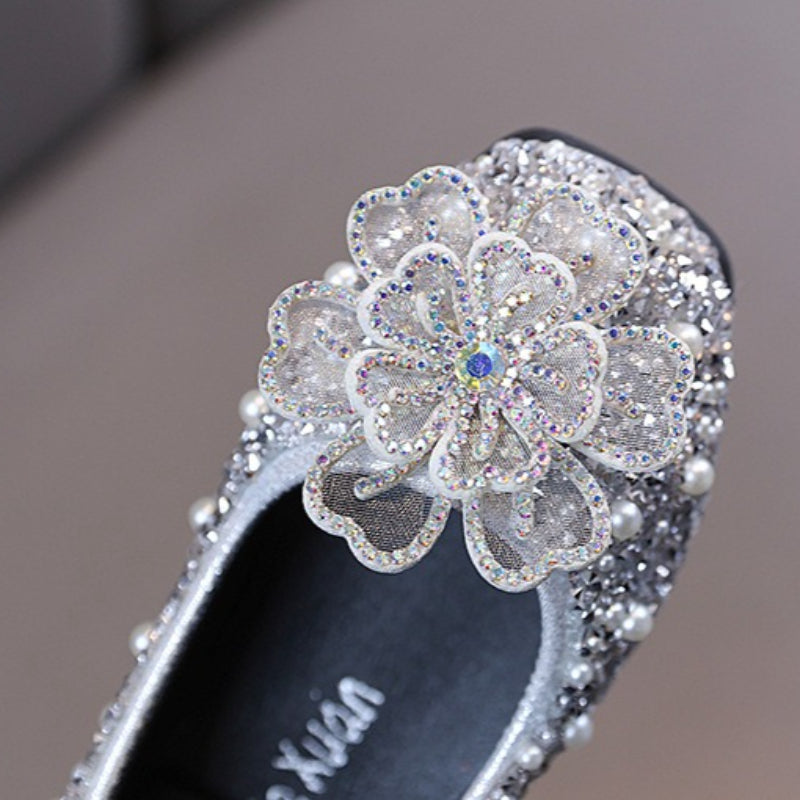 Baby New Summer Princess Rhinestone Leather Shoes