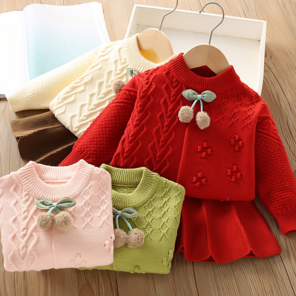 Girls Easy Daily Outfit Girls Elegant School Outfit Two Piece Set