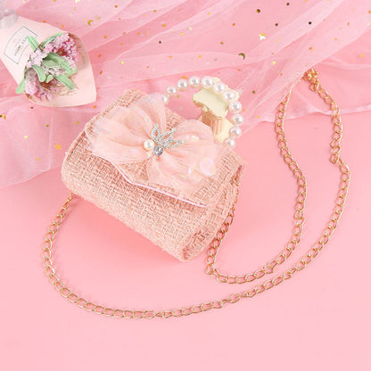 Girls Bow Princess Crossbody Chain Handbag