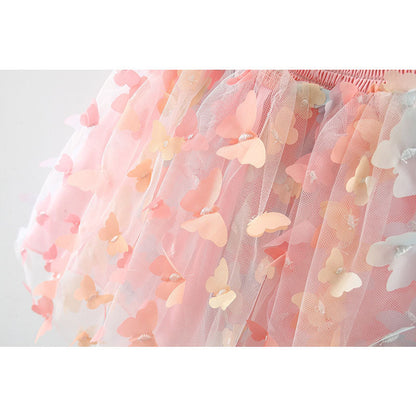 Girl Summer Birthday Dress Girls Vacation Dress