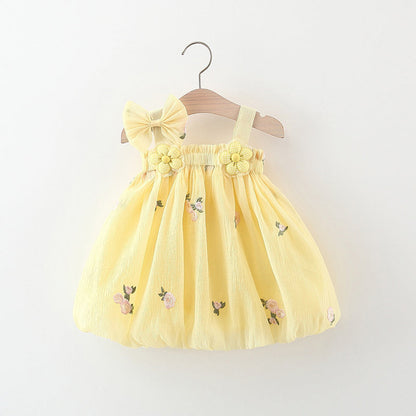 Girls Summer Holiday Dress Girls Cute Resort Dress