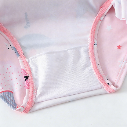 Children's Buoyancy Bow Onesie Swimsuit