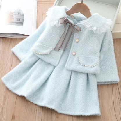 Girls Autumn Daily Outfit Girls Elegant Outfit Two-piece Set