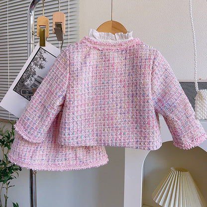 Girls Fall School Outfit Girls Elegant Comfortable Outfit Two-piece Set